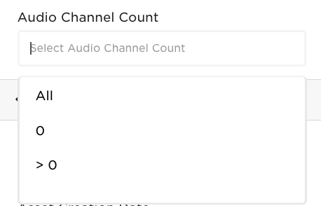 Audio Channel Count